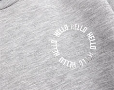 Name It grey melange sweatshirt loose fit